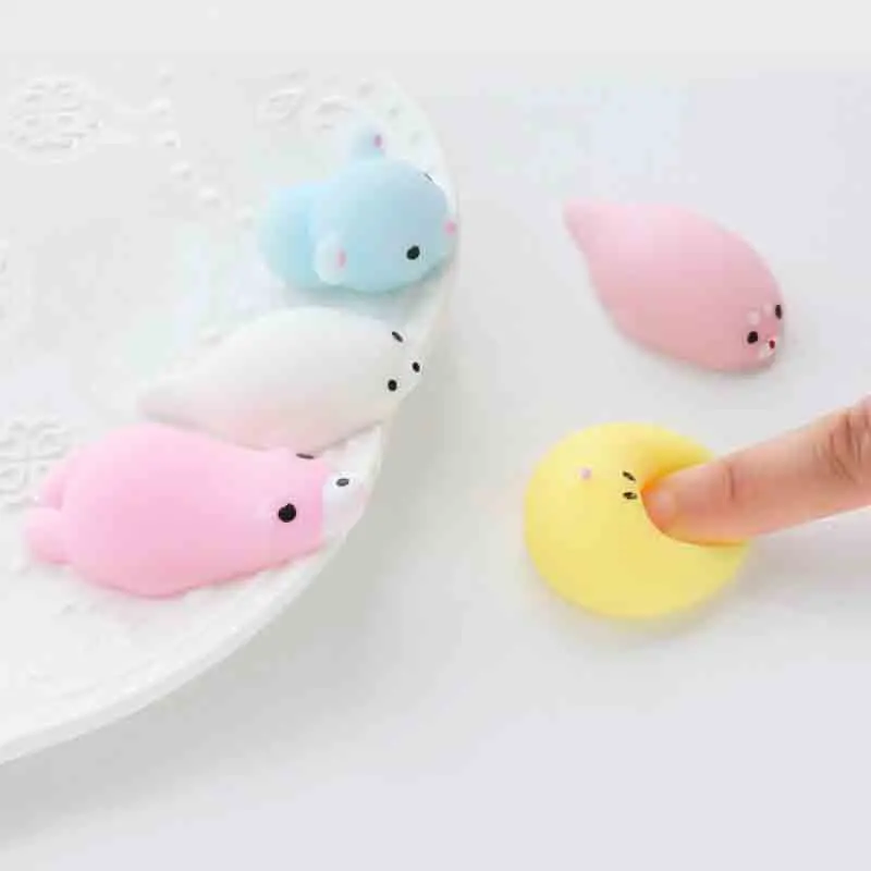 Красочные милые животные ручной сжимание рук Непоседа игрушки сжимаемые мини