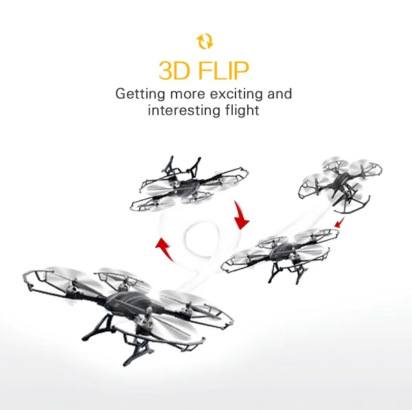 Flytec T22 2,4G складной Радиоуправляемый Дрон 4CH 6 осевой гироскоп самолет с функцией удержания высоты с дистанционным управлением Мультикоптер