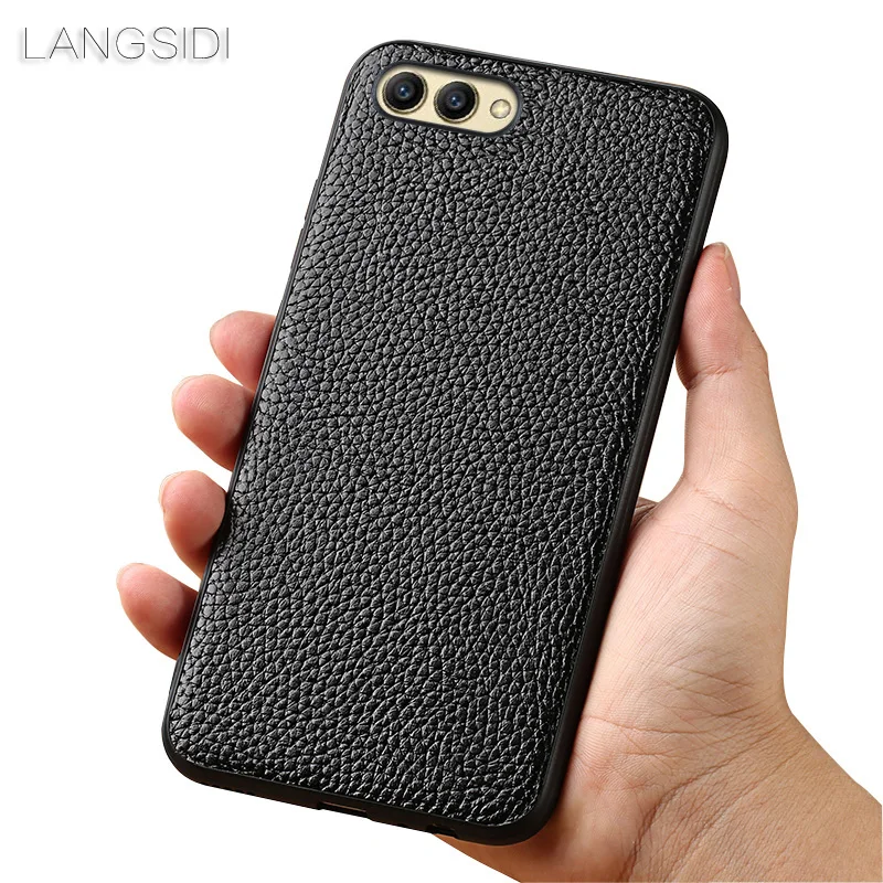 Чехол для телефона бренда LANGSIDI с полной оберткой под кожу литчи для Huawei P10, полностью ручная обработка заказа.