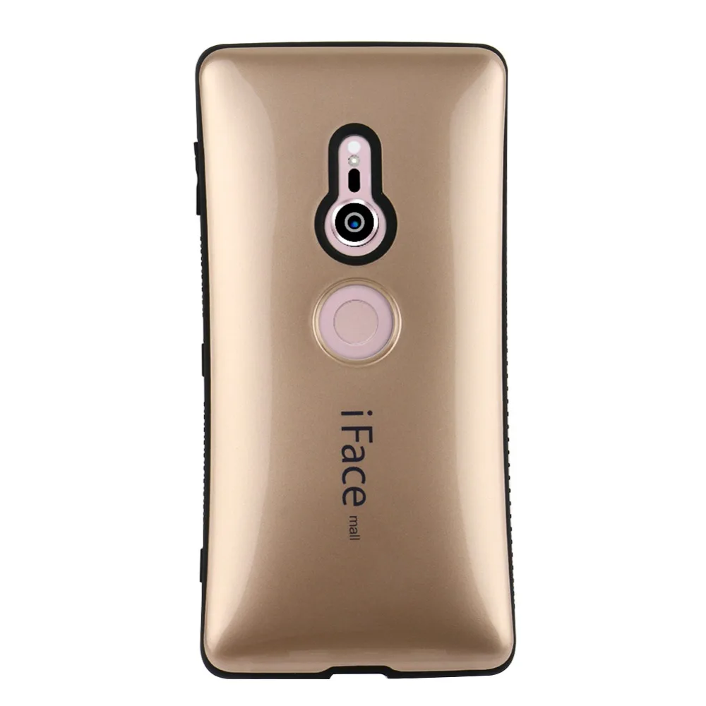 Золотой Противоударный чехол для sony Xperia 1 XZ3 чехол Iface Mall полная защита чехол для sony Xperia XZ2 XZ1 XZ компактный Премиум чехол - Цвет: Золотой