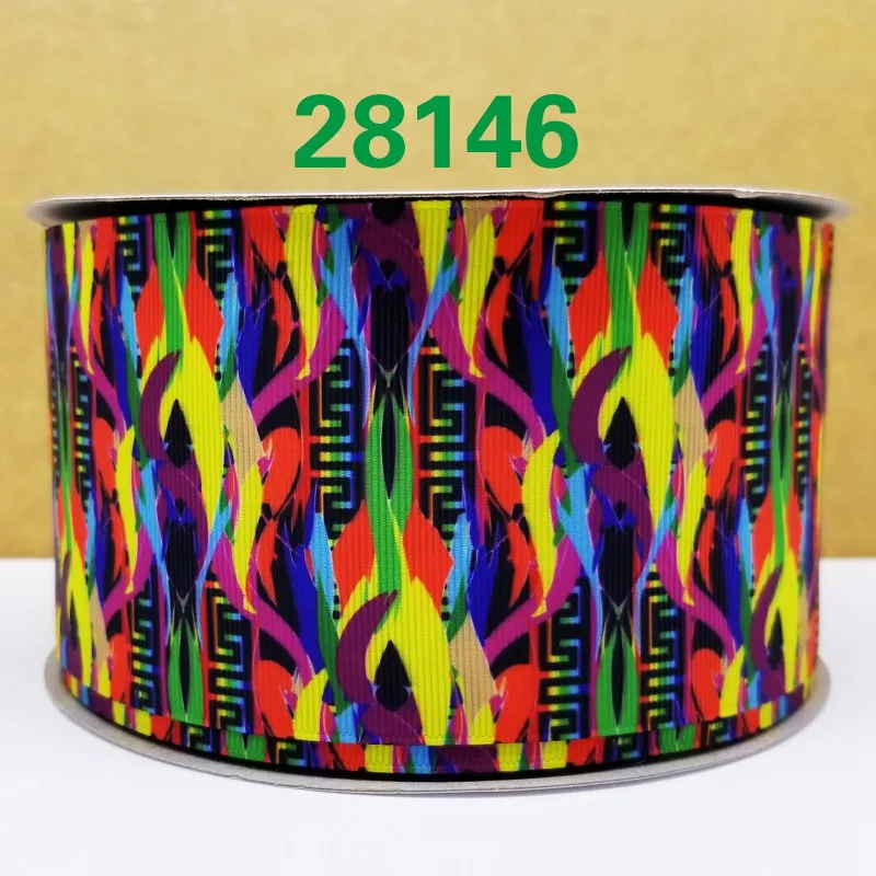 Бесплатная доставка 50 ярдов мультфильм печатных grosgrain ленты 28441|Ленты для шитья| |