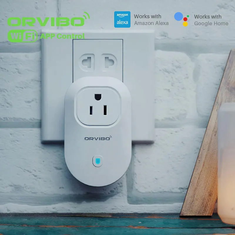 Orvibo S25US умная розетка WiFi штекер адаптера питания таймер/Голосовое управление работает с Amazon Alexa и Google для автоматизации умного дома