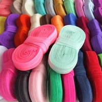 5 yards per bundle elastic bands 58 fold over elastic ribbon foe sewing elastic accessories hair bow elastic supply