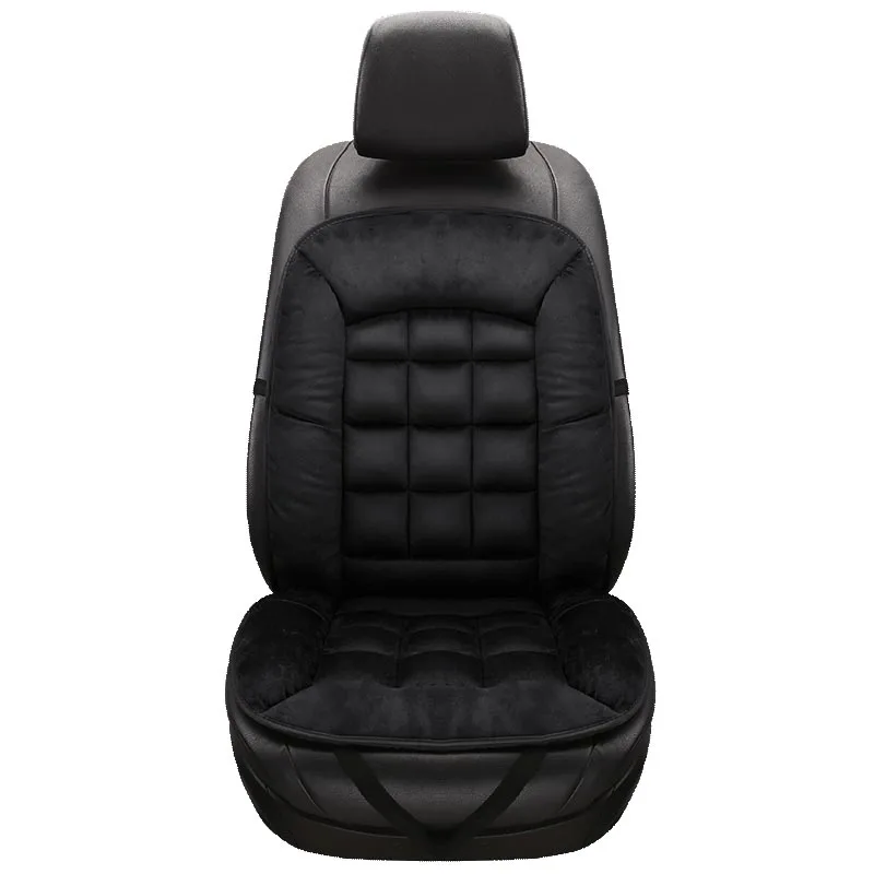 universal plush car seat cover warm auto front back backrest seat cushion pad car winter interior protector free global shipping