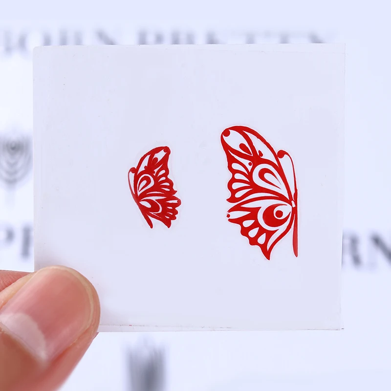 1 Pc Dual-ended Clear White Jelly Stamper Silicone with Rhinestone Nail Art Stamper with Scraper Nail Tool