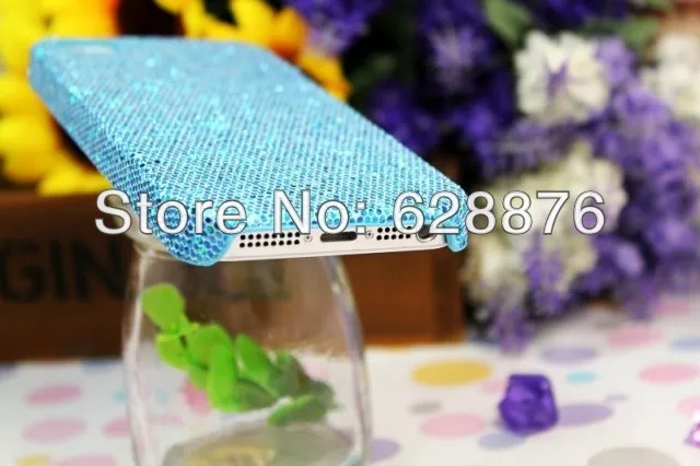 Newest Free Shipping Shimmering Powder Designed Colorful Bling Glitter PC Hard Back Cover Case for iPhone 5/5S mix style gift |