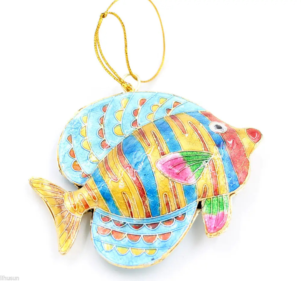 Коллекционные предметы 6 шт. китайская перегородчатая живопись ручной