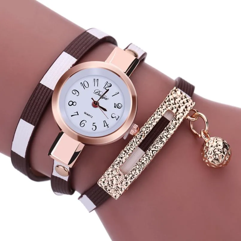 Модные женские очаровательные наручные часы с кожаным ремешком Relogio Feminino Reloj Mujer