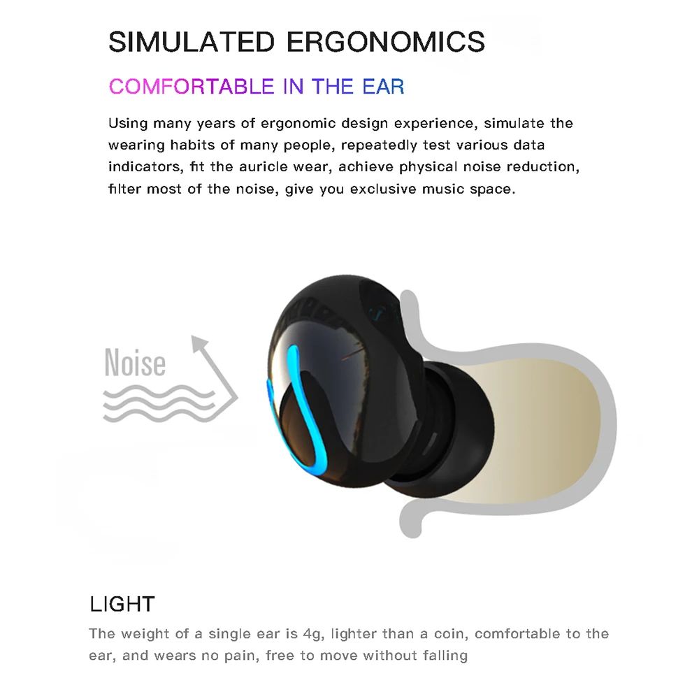 Последние Q33 Bluetooth наушники 5 0 TWS беспроводные вкладыши Blutooth гарнитура спортивные