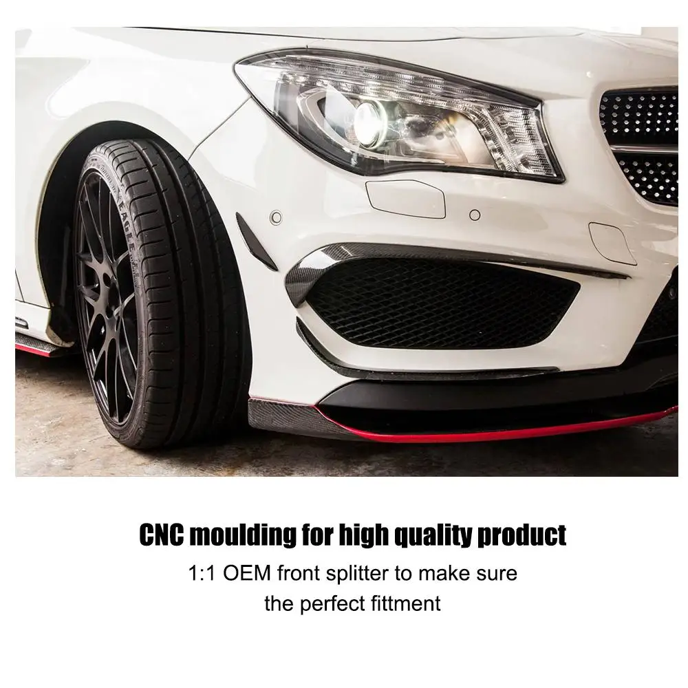 Отделка переднего бампера из углеродного волокна для Mercedes Benz CLA-Class C117 CL250 CLA260 cl45 седан 2013