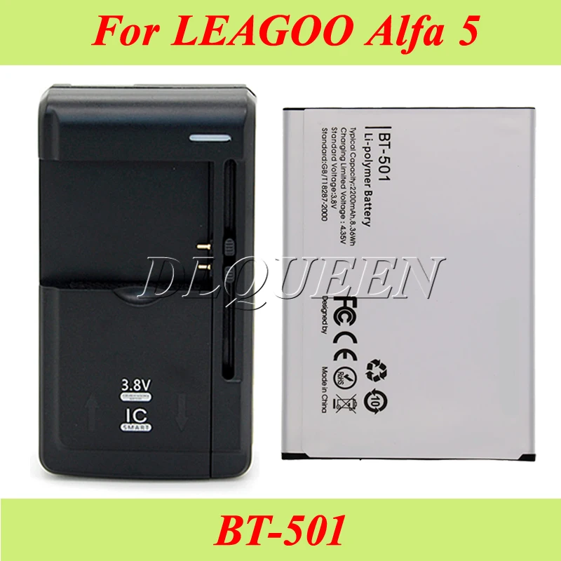 1 лот = шт. 2200 мАч BT 501 батарея для LEAGOO Alfa 5 Batterie аккумуляторная AKKU PIL + Универсальное