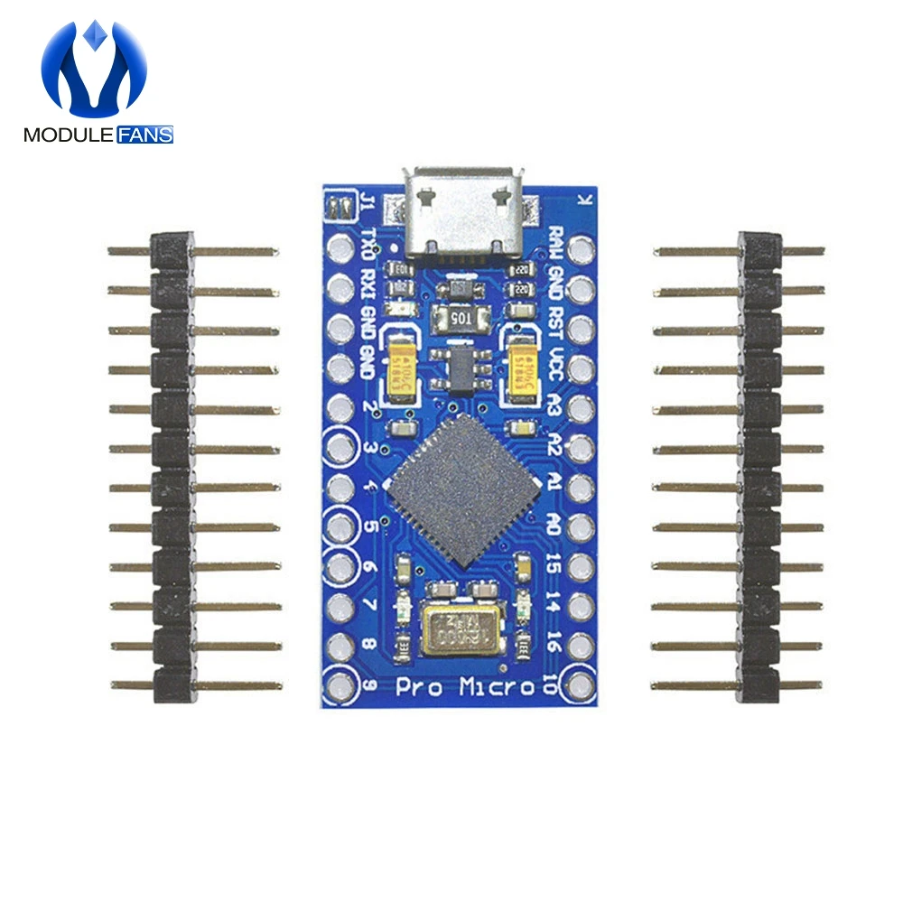 Pro Micro ATmega32U4 3,3 V 16 МГц заменить ATmega328 для Arduino Pro Mini с 2 Row штыревые для Leonardo Mini Usb Интерфейс
