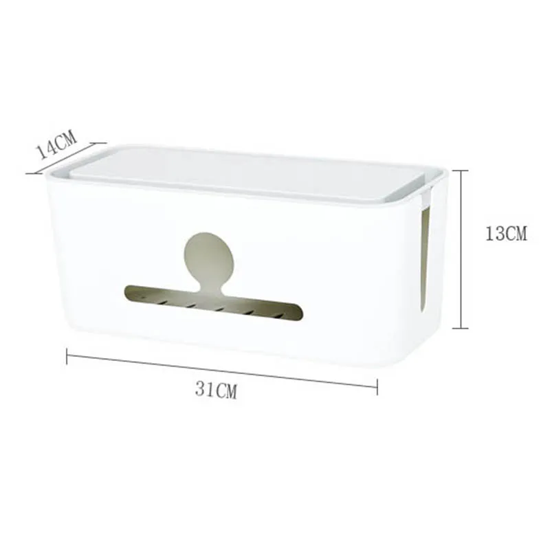 Настольный ящик для хранения кабеля чехол с разъемом питания управления