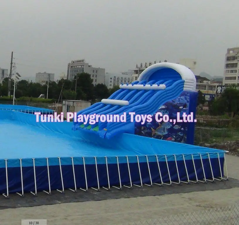 

6*3*1.3m stainless metal frame pool swimming pool