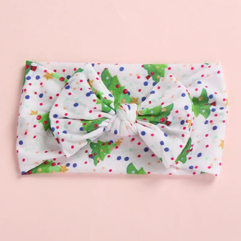 Spring Summer Fruit Print Hair Bows Wide Nylon Headband Newborn Turban Floral Headbands Baby Girls Headwear HB133S | Детская одежда и