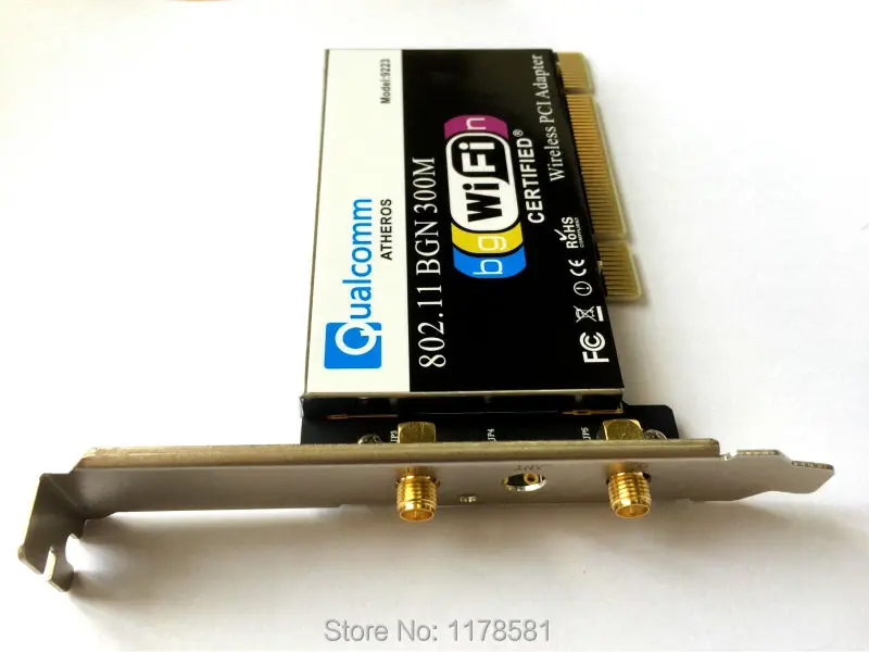 Новая беспроводная карта Atheros AR9223 PCI 802.11b/g/n 300 Mpbs wifi настольная Wlan карта|wlan card|wireless