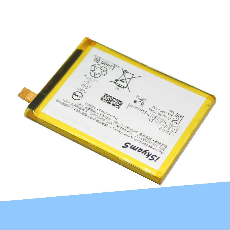 ISkyamS 5 шт./лот 3430 мА/ч LIS1605ERPC смарт-телефон Сменный аккумулятор для Sony E6883 Z5P двойной