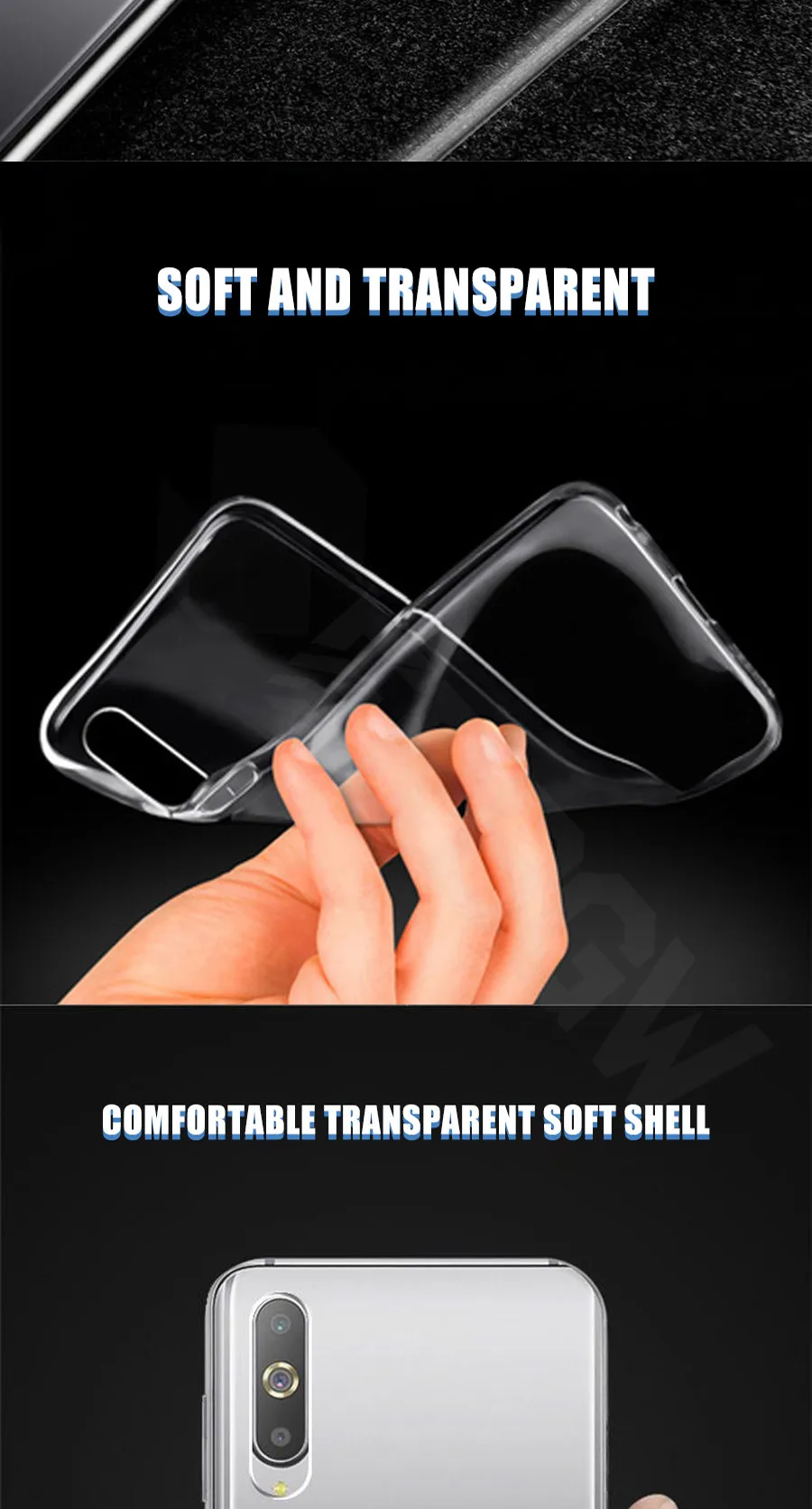 Ультра тонкий прозрачный TPU чехол s для samsung Galaxy A10 A20 A30 A40 A40s A50 A60 A70 A80 A90 M10 M20 M30 мягкий прозрачный силиконовый чехол