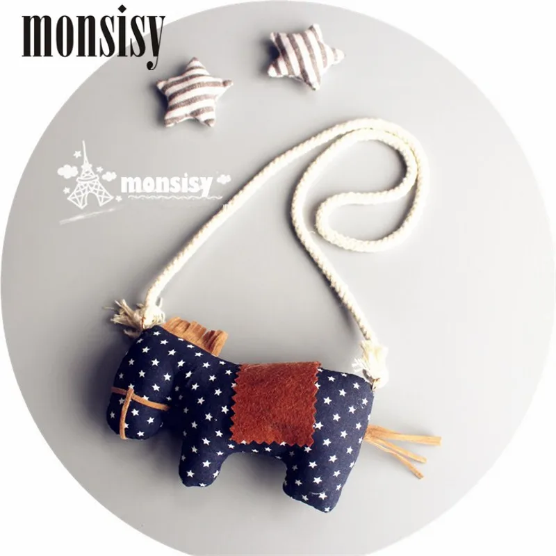 Monsisy 5PCS Christmas Horse Bag Girl Boy 3D Animal Toy Shoulder Unisex Messenger Pony Baby Toddler Accessories |