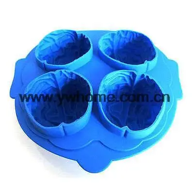 Ледозамерзающий кубик Силиконовый поднос инструмент форма для мозгов вечерние
