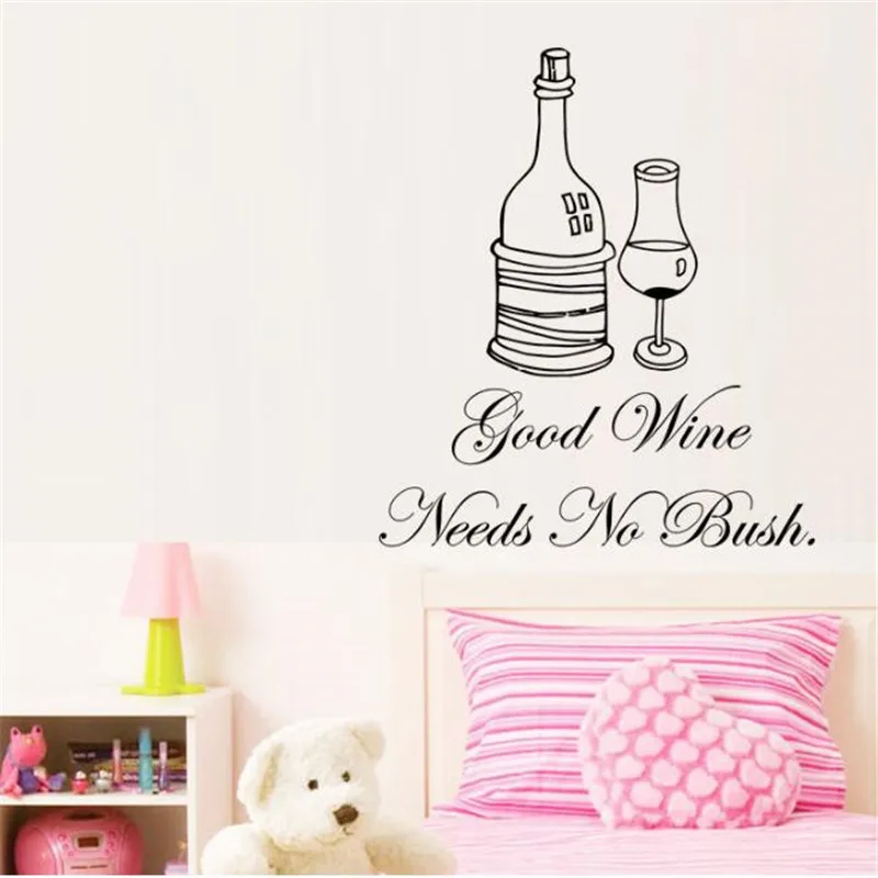 IDFIAF креативный настенный стикер для напитков из красного вина бара ресторана