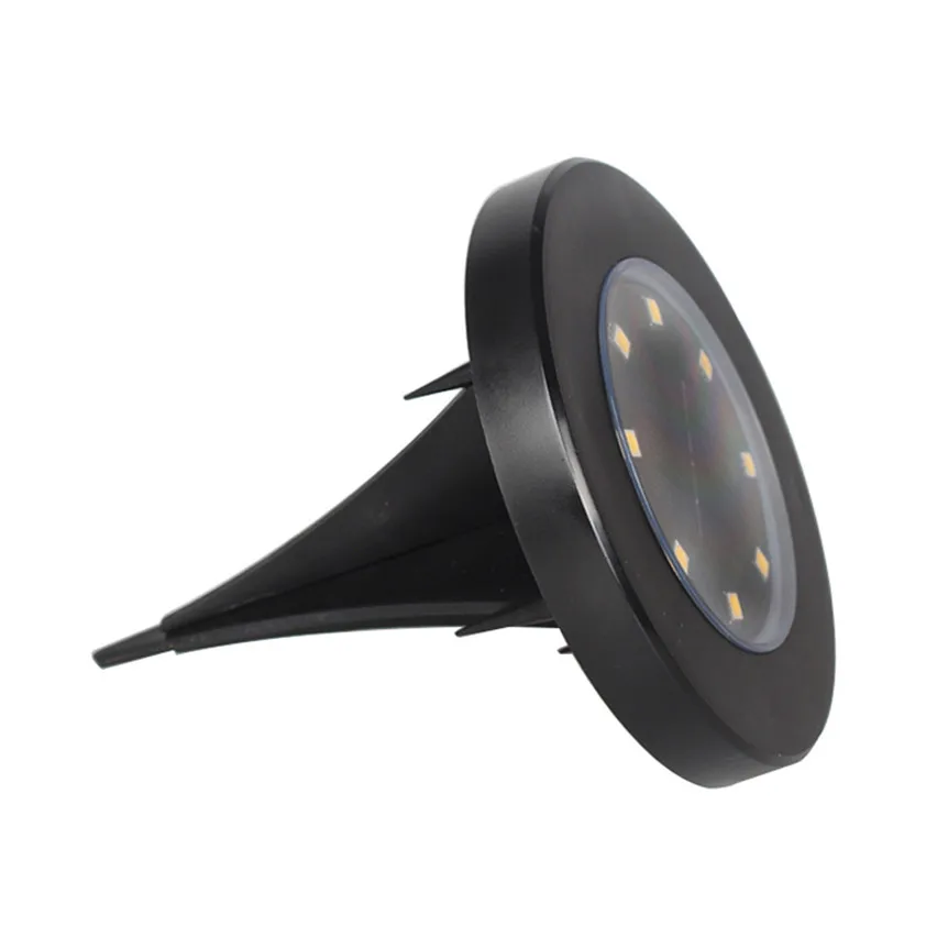 Водонепроницаемый 8 LED Солнечный свет заземления Открытый похороненный Сад Путь