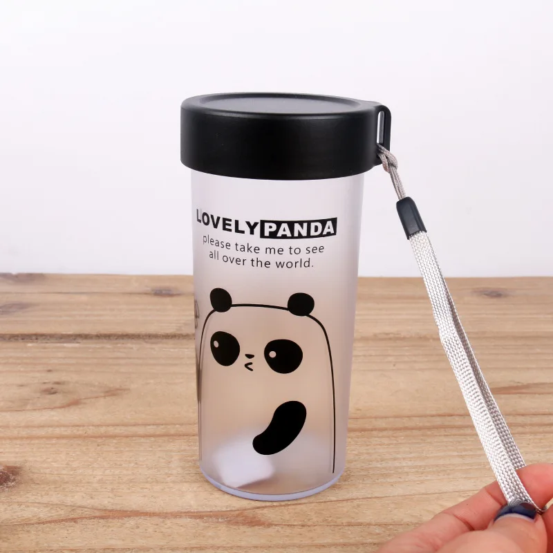 280 мл пластиковая бутылка Горячая креативная печатная с изображением панды