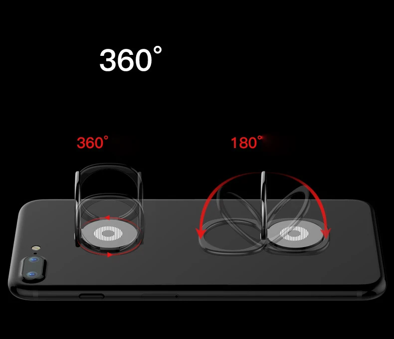Kafan металлическая подставка-кольцо под Пальцы для телефона для iPhone X 8 8Plus вращающийся на 360 градусов держатель для мобильного телефона Подставка для samsung S9 S8 Xiaomi