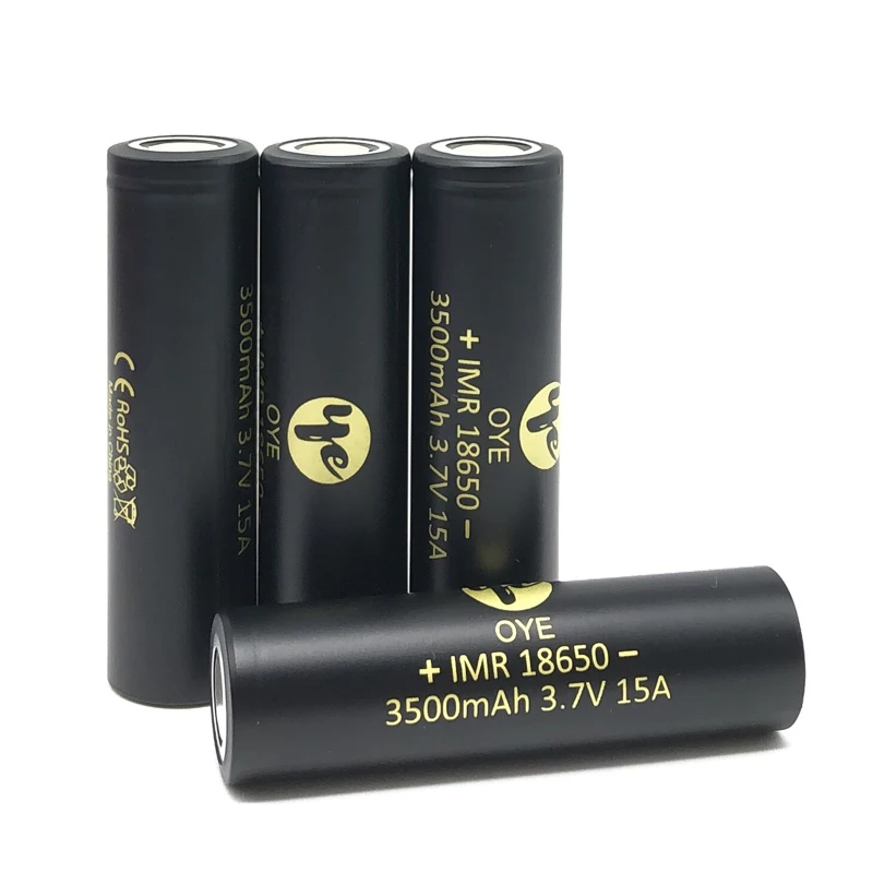 Новинка 18650 литий-ионная аккумуляторная батарея 3500mAh 15A литиевая батарея с высоким дренажом для Flashinglight Vaping 3,7 V 18650 батарея