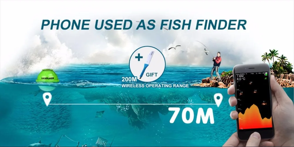 Усилитель сигнала Wi Fi Lucky для рыболокатора FF916|lucky ff916|fish finder luckylucky fish |