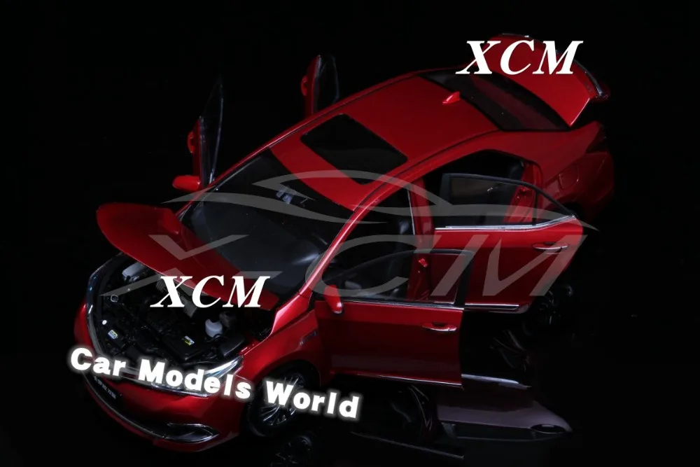 Литая модель автомобиля для Corolla Hybrid Premium 1:18 (красный) + маленький подарок! |