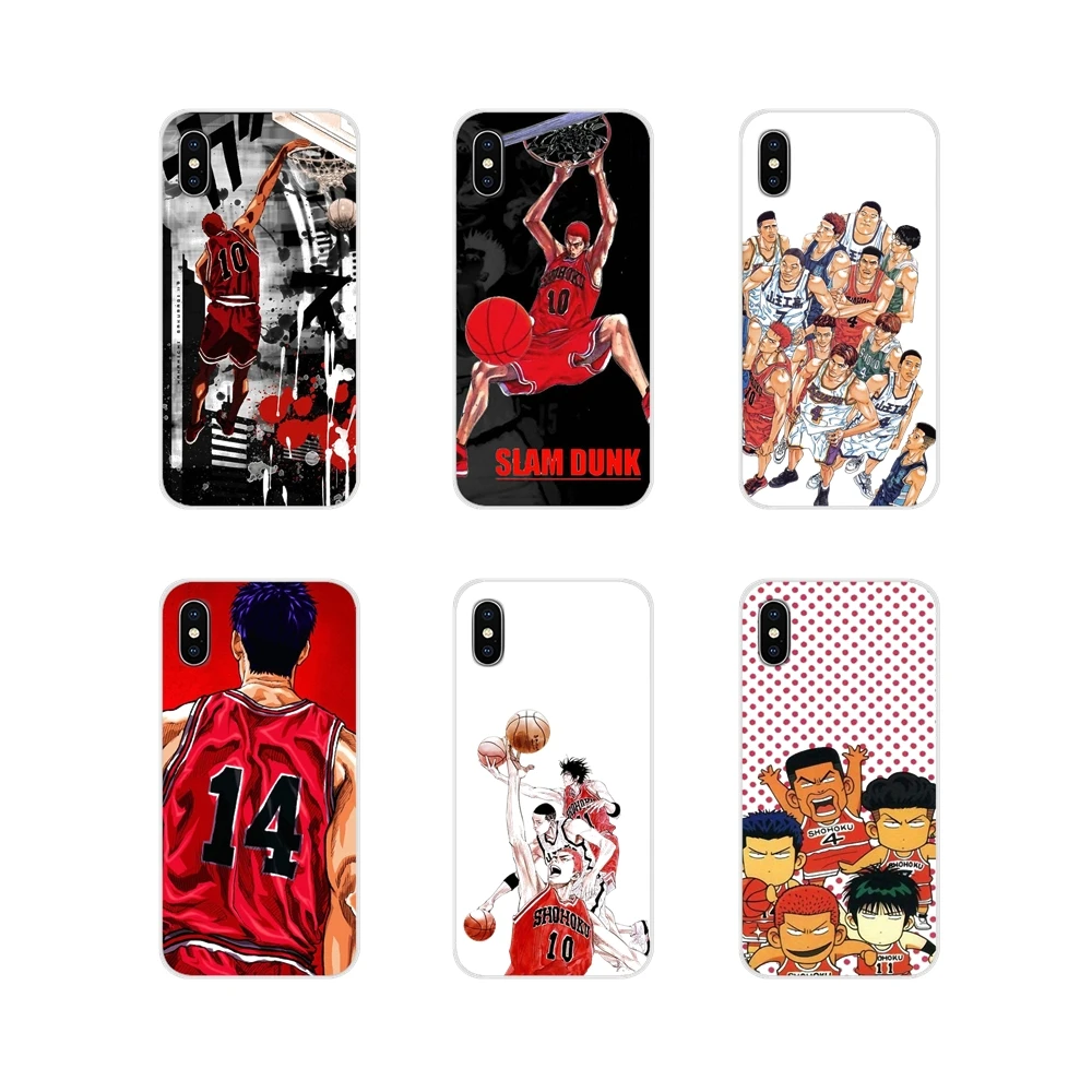 Для Xiaomi Mi4 Mi5 Mi5S Mi6 Mi A1 A2 5X6X8 9 Lite SE Pro Max Mix 2 3 2S Slam Dunk аниме аксессуары чехлы для