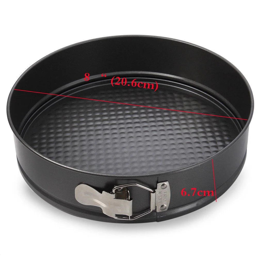 8-дюймовая съемная нижняя сковорода пружинная защелка форма для торта олово | Дом