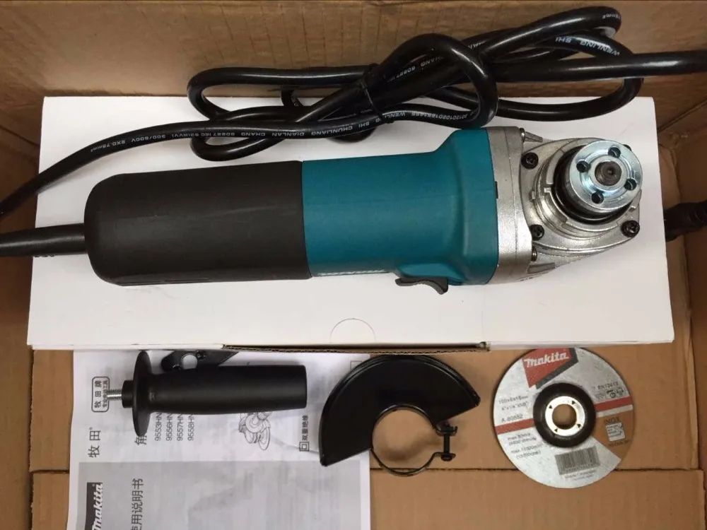 Угловая шлифовальная машина Makita 9553NB, многофункциональная шлифовальная машина 9553HN, шлифовальная машина, ручное колесо