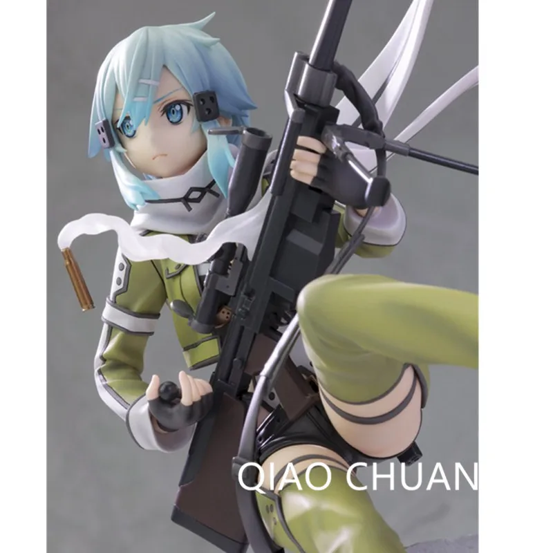 Sword Art Online II аниме сексуальные фигурки игры Asada Shino Gun Gale GGO Sinon ПВХ фигурка