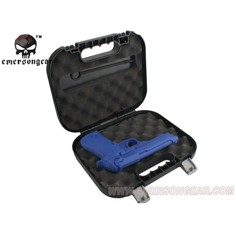 Emerson пистолет Glock Чехол тактический Жесткий Пистолет ABS коробка передач Чехол с подкладкой из пены страйкбол охотничья Коробка Чехол