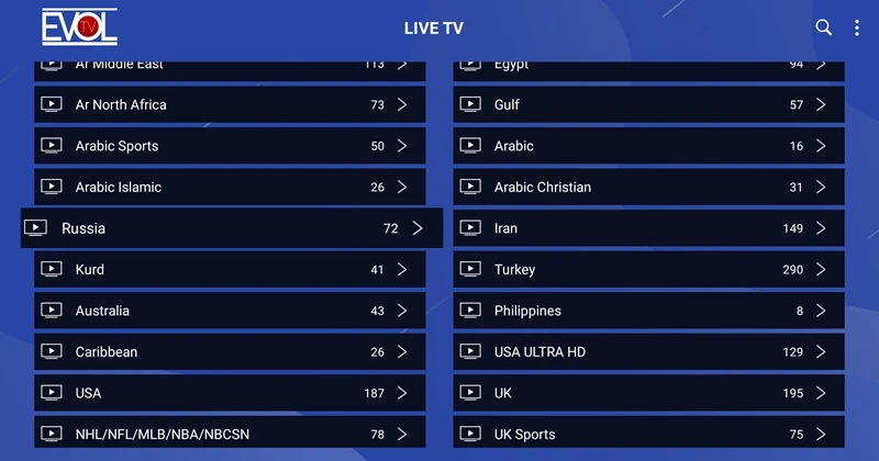 IPTV поддерживает 6000 Live взрослый xxx спортивные в Аравии, Стилизация под Британию, Италия, Франция, Швеция