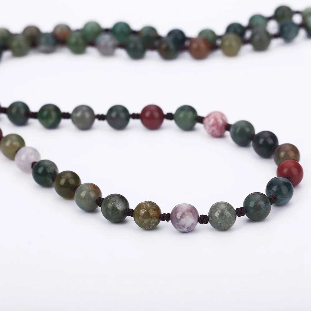 

Natural Stones Agate Green Jade Clear Crystal Necklaces Pendants Reiki Healing Quartz Pendulum Sweater Chain Statement Necklace