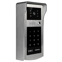 1pcs ir rfid code keypad camera for 4 wire cable video door phone doorbell video intercom entry system