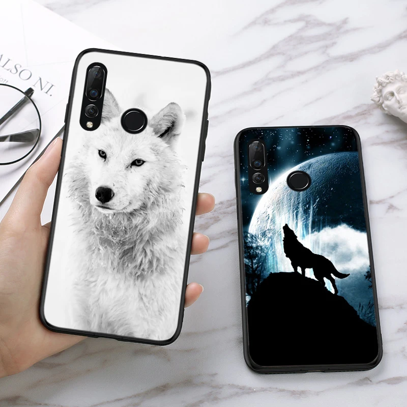 Силиконовый чехол волк на снегу для Huawei Mate 10 Pro 20 30 Lite Y5 Y6 Y7 Y9 Prime 2019 2018 2017 | Мобильные