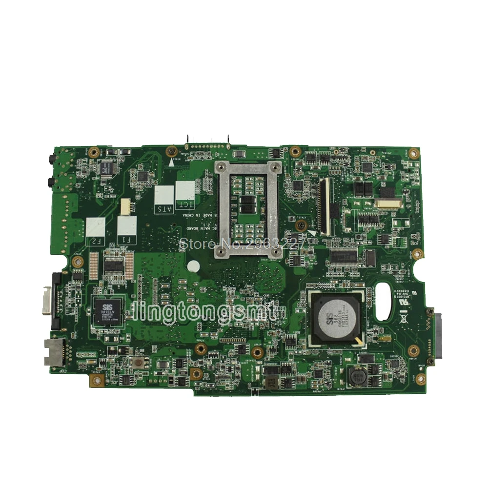 

K50C Motherboard 14/15HD REV 2.1 USB2.0 For Asus K40C K50C X5DC Laptop motherboard Mainboard K50C K50C teste Motherboard OK