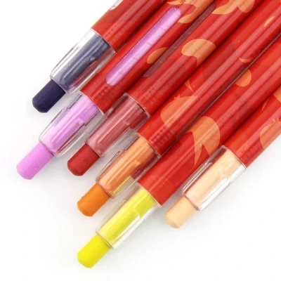 

Student children Can rotate Oil painting sticks crayon 12 colors free shipping
