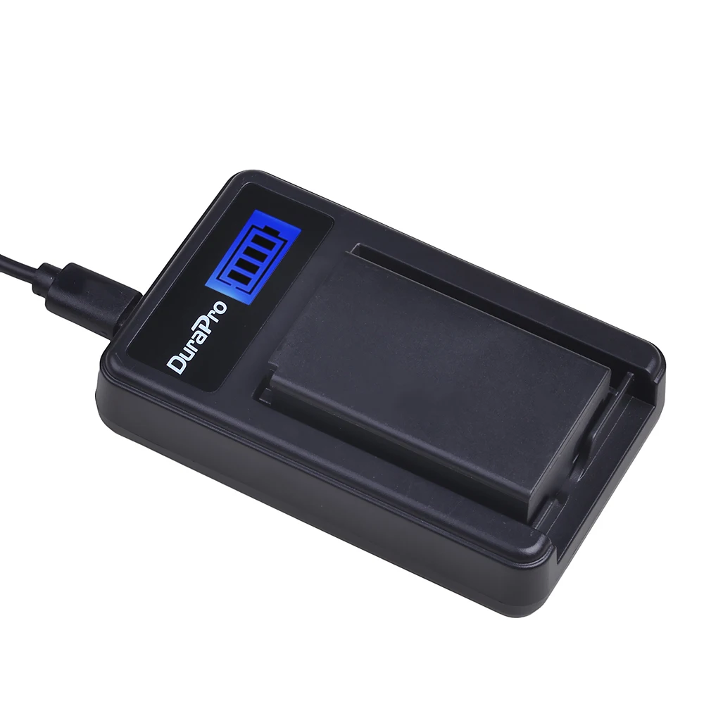 Аккумуляторная батарея Durapro для фотоаппарата 2 шт. 1200 мАч с ЖК-дисплеем USB зарядное