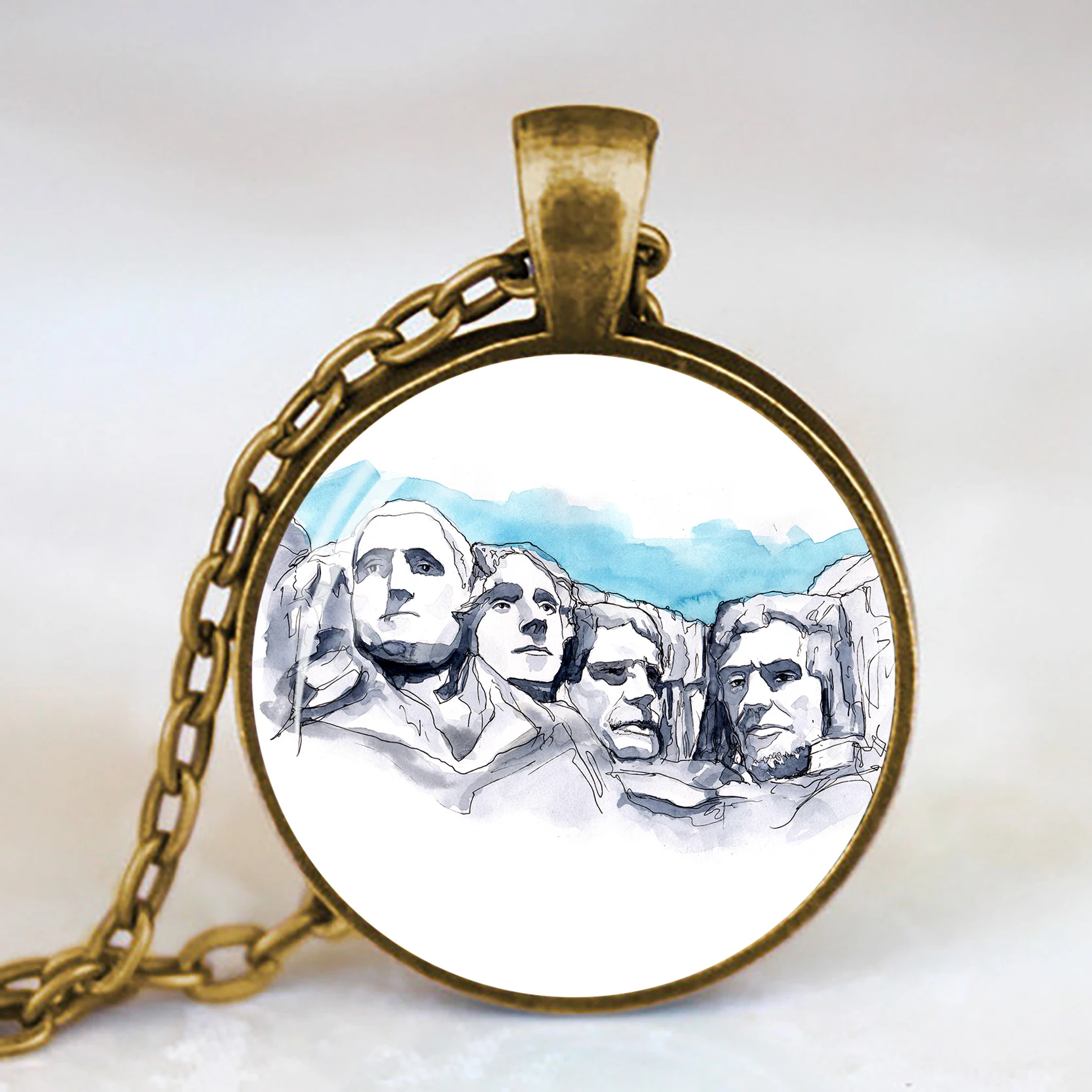 Знаменитая Эйфелева башня Leshan гигантский Будда акварельный нарисованный