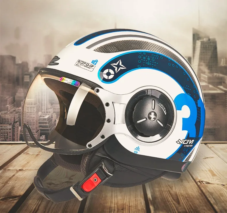 ZEUS 3/4 женский мотоциклетный шлем Jet Ретро полушлем DOT approved 218C Capacete Casco MOTO city road мужские гоночные шлемы