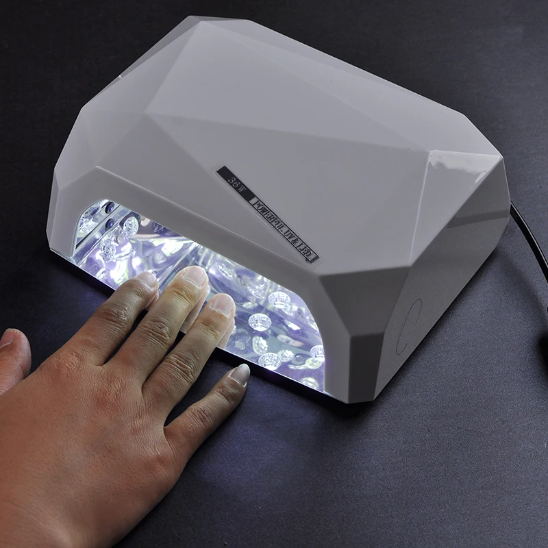 УФ лампа с автоматическим датчиком Светодиодная для ногтей Сушилка EU AU US UK вилка