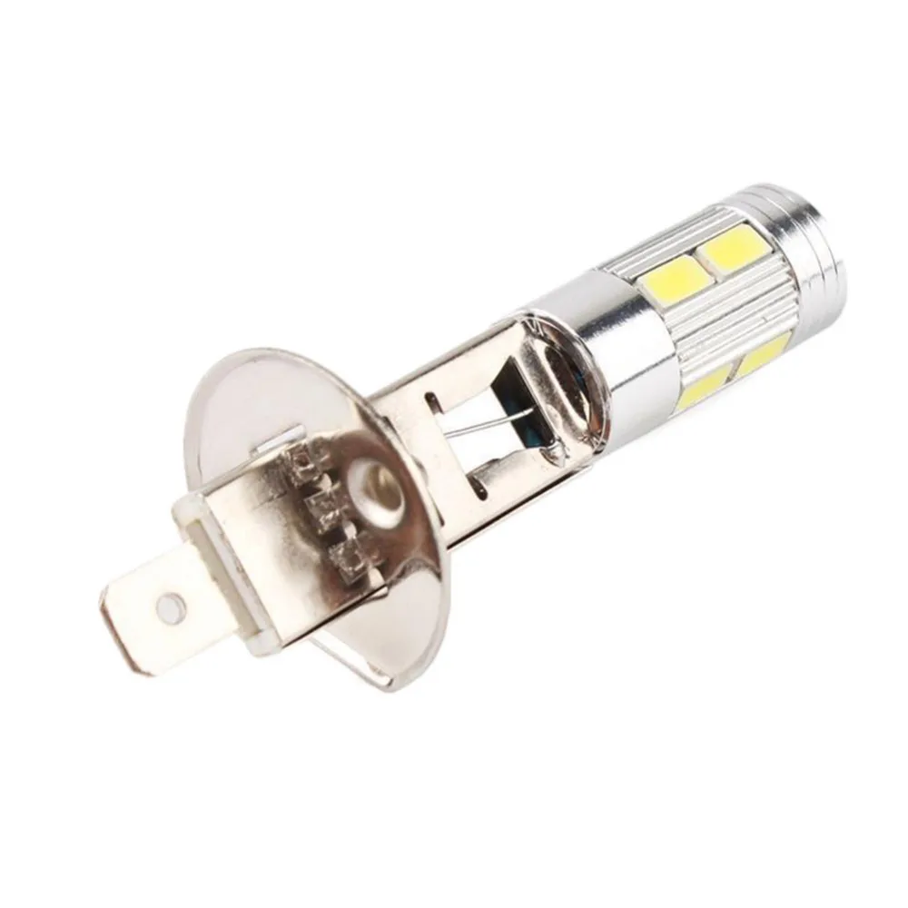 2 шт. длительный срок службы белый H1/H3 светодиодный супер яркий 10SMD 5630/5730 Сменные