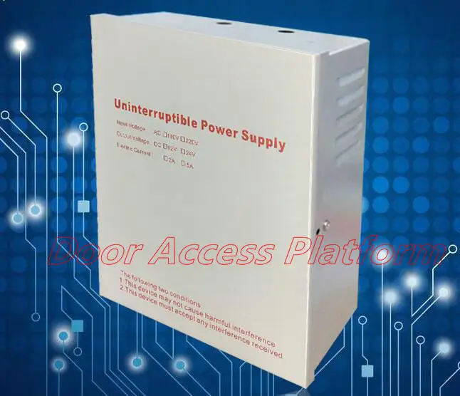 Блок питания DC12V 3A 5A/AC 220V система контроля допуска к двери без батареи мощность