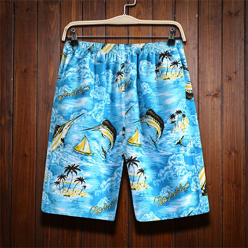Большие размеры M 5XL мужские шорты из чистого хлопка льняные для мужчин пляжные