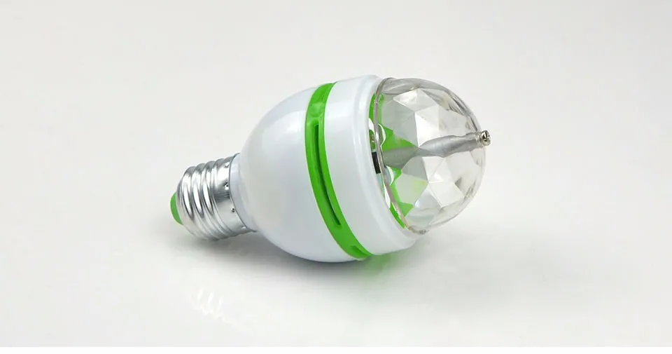 E27 AC 85 V-265 V 110V 220V RGB светодиодный шарик Рождество Красочный Светодиодный светильник вечерние эффект светодиодный светильник диско светильник «магический шар»